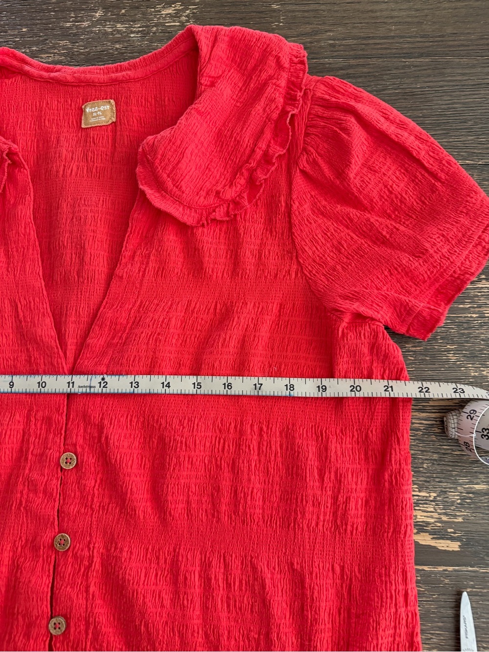 Free People Collared Top - Picture 3 of 5